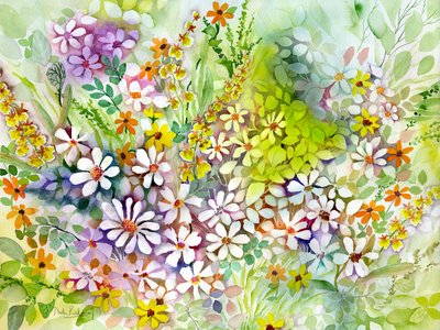 Endless Daisies by Neela Pushparaj